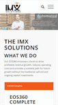 Mobile Screenshot of imxsolutionsinc.com